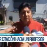 Magisterio Urbano de Potosí repudia la persecución política y respalda a su dirigente nacional