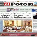 Principales anuncios,miércoles 16 de abril en Potosí, los temas más destacados Portada El Potosí