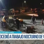 Intervención Nocturna para el Mejoramiento Vial en la Ex Garita Surco y Calles de Potosí