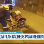 Brigadas nocturnas inician trabajos de bacheo en diferentes arterias de la ciudad