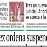 Titulares destacados del diario El Potosí – 28 de mayo de 2025