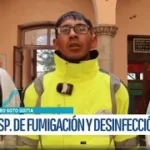 Municipio de Potosí cumple cronograma de desinfección en unidades educativas urbanas y rurales