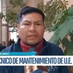 Informe sobre desinfección de unidades educativas en el municipio de Potosí