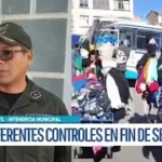 Continúan los operativos de control contra el comercio informal en Potosí