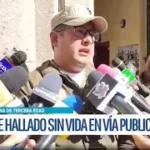 Hallan cadáver de persona de la tercera edad en vía pública en la calle final Madrid