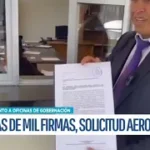 Ciudadanía Potosina Presenta Libro de Firmas Solicitando Gestión para un Aeropuerto en Potosí