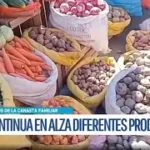 Incremento en precios de productos básicos y poca afluencia en mercados de Potosí.
