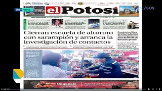 Titulares Periódico Potosí, 23 de junio de 2025