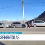 Largas filas por desabastecimiento de gasolina y diésel preocupan a la población, ciudad de Potosí