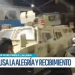 Llegada de Militares a Llallagua Causa Alegría entre los Pobladores Llallagua