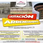 Gobierno Municipal de Potosí Lanza Licitaciones para Arrendamiento de Espacios Comerciales