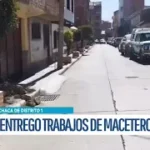 Zona San Martín Embellece sus Calles con Maceteros y Reforestación
