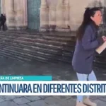 Estudiantes de cuatro colegios participan en jornada de limpieza del patrimonio en Potosí