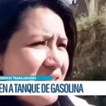 Hombre cae a un tanque de gasolina en Llallagua y es trasladado en estado crítico a centro de salud
