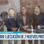 Autoridades de la provincia Modesto Miste Villazon, se reúnen con el gobernador Marco Antonio Copa