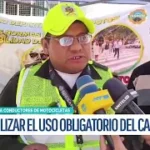 Dirección de Tránsito de Potosí insta al uso obligatorio del casco en motociclistas