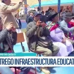 Gobernación entrega nueva infraestructura educativa en la comunidad de Lajatambo, municipio Caiza D