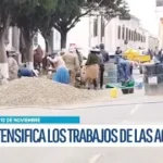 Municipio de Potosí avanza con el hormigonado de la plaza central garantizando calidad en materiales