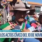 Consejo de Naciones Originarias denuncia discriminación durante acto cívico en Potosí
