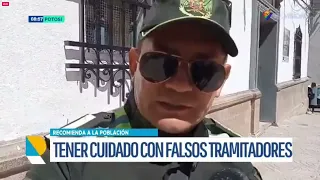 Alerta sobre Estafas en Trámites Vehiculares en Potosí