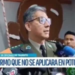 Policía aclara que cierre de comisarías de tránsito no afecta a Potosí