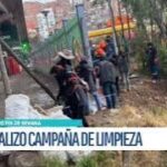 Realizan limpieza del Parque Potoquito y piden a la población mantener limpias las áreas verdes
