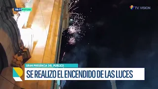 Encendido de Luces en la Plaza Principal Da Inicio a las Fiestas Navideñas en Potosí