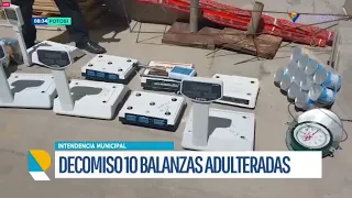 Operativo Conjunto Decomisa Balanzas Alteradas y Productos Irregulares en Mercados de Potosí