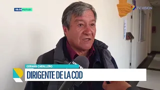 Dirigente de la COD cuestiona falta de procesos contra autoridades prorrogadas
