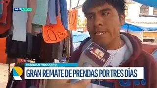 Feria de Reyes en Potosí ofrece ropa de marca con descuentos de hasta 50%