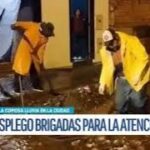 Brigadas municipales atienden emergencias por intensas lluvias en distintos distritos de Potosí