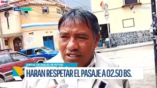 Juntas vecinales ratifican respeto a la ordenanza municipal sobre el pasaje