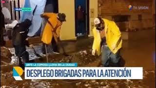 Brigadas municipales atienden emergencias por intensas lluvias en distintos distritos de Potosí