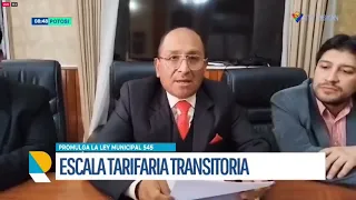 Alcalde subrogante promulga la Ley Municipal N.º 545 de tarifa transitoria del transporte público
