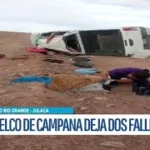 Trágico vuelco de campana en la ruta Río Grande–Julaca deja dos fallecidos