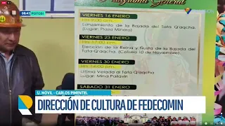 Hoy lanzamiento oficial del Carnaval Minero con la bajada del Tata Q» qacha