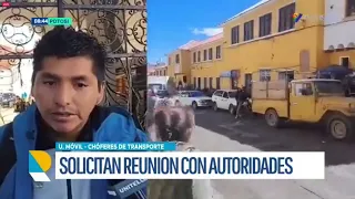 Transportistas advierten con radicalizar medidas si no son convocados a reunión de emergencia