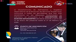 La UATF inicia inscripciones para nuevos estudiantes del semestre 01/2026