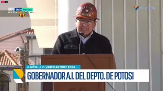 Autoridad destaca obras y proyectos que consolidan el desarrollo del departamento de Potosí