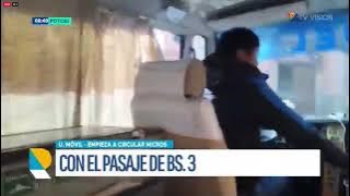 Transporte público retoma operaciones de forma parcial y cobra pasaje entre Bs 2,50 y Bs 3