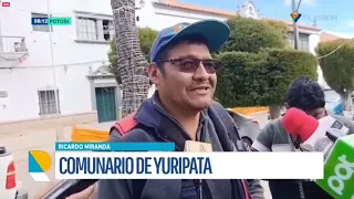 Comunidad de Yuripata denuncian presiones para bloquear carreteras y rechazan participación