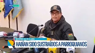 FELCC devuelve celulares recuperados y destaca trabajo transparente de la Policía Boliviana