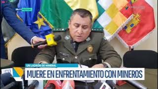 FELCC INVESTIGA MUERTE DE UNA PERSONA AL INTERIOR DE UNA MINA EN POTOSÍ