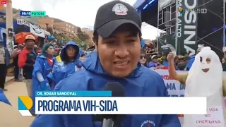 CAMPAÑA MASIVA DE PREVENCIÓN DEL VIH MARCA PRESENCIA EN LOS CARNAVALES DE POTOSI