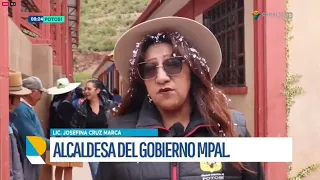 Alcaldía atiende demandas de la unidad educativa en Chulchucani, Distrito 14