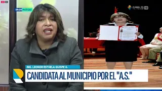 ING. ESTHELA QUISPE PRESENTA LOS SIETE PILARES DE SU PROPUESTA PARA EL MUNICIPIO POR A.S.