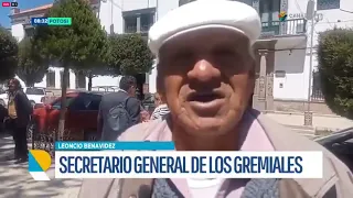 Federación Departamental de Trabajadores Gremiales posterga elección por conflictos internos en el mercado Uyuni