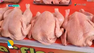 PRECIOS DE LA CARNE Y POLLOS ELEVADOS EN CENTROS DE ABASTO