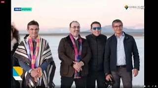 PRESIDENTE DE CAF Y RODRIGO PAZ VISITAN EL SALAR DE UYUNI EN EL MARCO DE REUNIONES POR CRÉDITOS PARA BOLIVIA