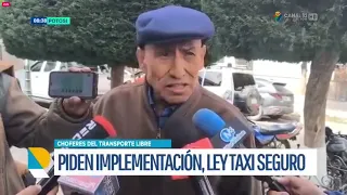 TRANSPORTE LIBRE EXIGE DEFINICIÓN SOBRE LEY DE TAXIS Y DENUNCIA FALTA DE CONTROL